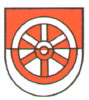 Das Mainzer Rad und der pfalzgr�fliche L�we verweisen auf die fr�here politische Zust�ndigkeit. Der M�useturm und der Anker symbolisieren den Rhein und die Schiffahrt.
