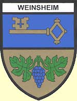 Zu sehen ist das Weinsheimer Wappen