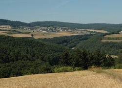 Blick auf den Hunsr�ck in der N�he von Sprendlingen