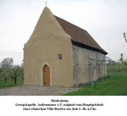 Zu sehen ist die St. Georgskapelle in Heidesheim