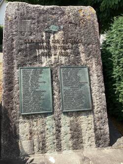 Kriegerdenkmal für die Gefallenen des Ersten Weltkrieges 1914-1918 aus Rheinbreitbach