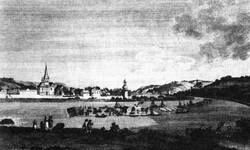 Ansicht von Unkel im Jahr 1805