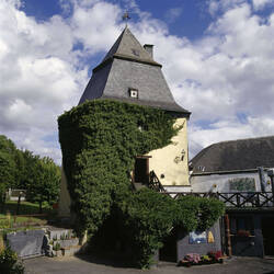 Zu sehen ist der Schinderhannesturm in Simmern