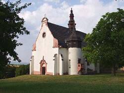 Zu sehen ist die Wallfahrtskirche in Gau-Algesheim