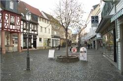 Das Bild zeigt die Spiessgasse in Alzey