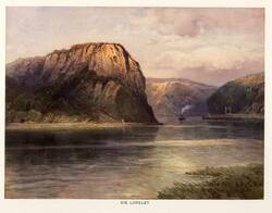 "Die Loreley" by Nikolai of Astudin, before 1911. In: Bilder vom Rhein. Nach Gemälden von N. v. Astudin. Cologne 1911.