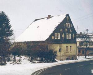 Haus Nr. 22 „Frenke Hanni“ im Jahr 1950