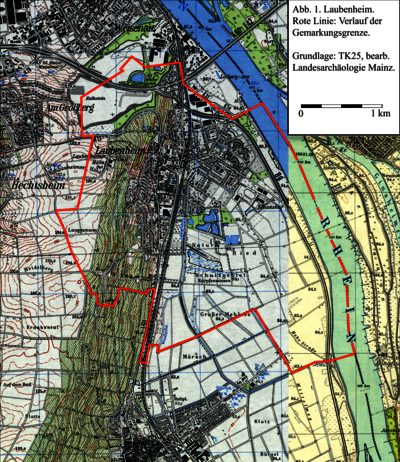 Abb. 1: Gemarkung Laubenheim