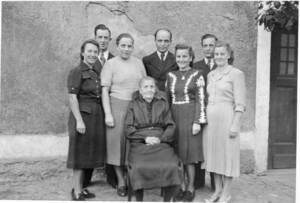 Familie Müller im Jahr 1951.
