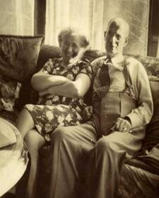 Simon und Berta Hecht in St. Louis/Missouri (1940er Jahre)