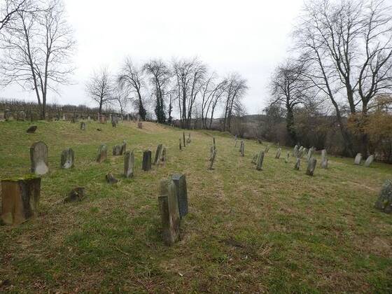 Jüdischer Bezirksfriedhof Jugenheim, Grabsteinzerstörungen 1885, 1938 und 1979