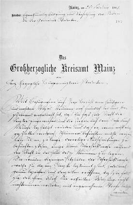 Februar 1881. Das Kreisamt ordnet wegen anhaltender Ausschreitungen eine Sicherwache an