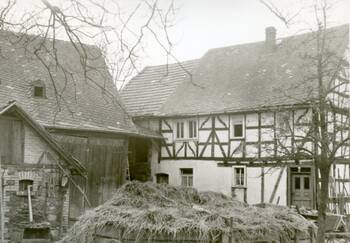 Die Hofreite „Krouse“ im Jahr 1942.