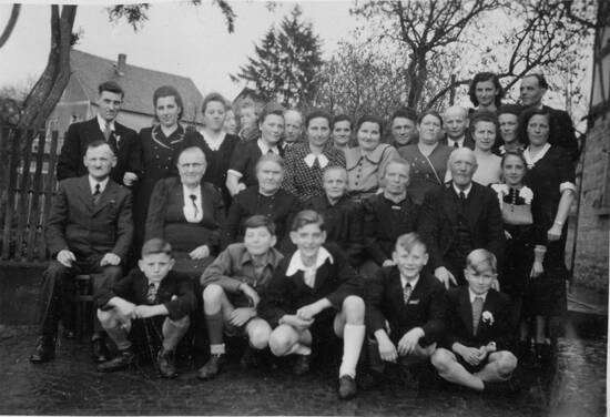 Familienfeier Herrmann 1950