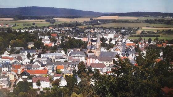 Blick auf die Stadt Birkenfeld heute.