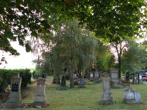 Historischer Friedhofsteil in Hochborn