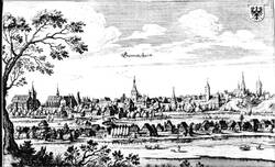 Merian-Stich von Germersheim (1645)