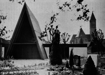 Friedhofskapelle im Jahre 1971