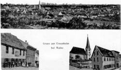 Ansichtskarte Essenheim 1916