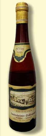 Abb. 7: Weinflasche von Weinbau Wilhelm Siener, 1959er Silvaner, Laubenheimer Seckergrund