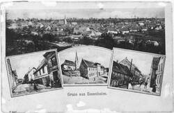 Ansichtskarte von Essenheim um 1900