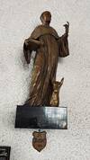 Figur des Heiligen Norbert in der katholischen Kirche St. Dionysius